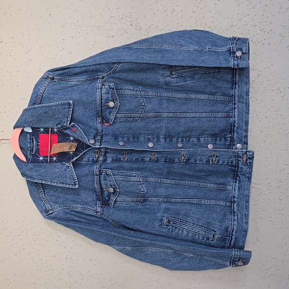 Levi's Red Label Women's Denim Trucker Jacket in Blue Sz 3X MSRP $80 NWT - Picture 4 of 6